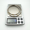 Two Tone Flat Link 16” Collar Necklace in Sterling Silver 925