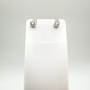 Vintage 18ct White Gold 0.40ct Diamond Solitaire Stud Earrings