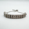 0.20ct Natural Diamond Bar Toggle Tennis Bracelet in Sterling Silver 925