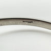 Contemporary / Modernist 2ct CZ Bangle in Sterling Silver 925 by Kit Heath
