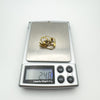 Vintage Gold Plated Sapphire Brooch 